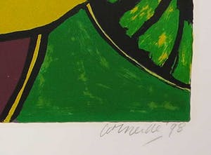 Corneille - Zeefdruk, Chat, tournesol et oiseau kopen? Bied vanaf 120!