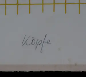 Buy Wolfgang Petrick - Litho: Köpfe - 1971? Bid from 49!