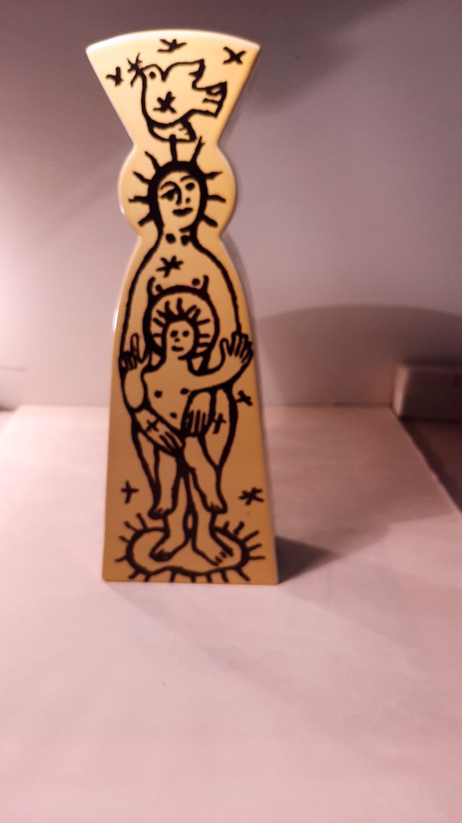 Hans Truijen - Beschilderde vaas verkocht voor € 60!