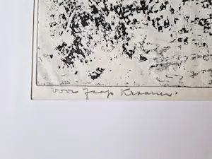 Jan Loman - Monochrome E.A. Litho - 1961 - zonder titel - met opdracht "voor jaap Kraanen" kopen? Bied vanaf 50!