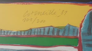 Corneille - " Nu a la Rose " Zeefdruk uit 1981 ( Groot) kopen? Bied vanaf 300!