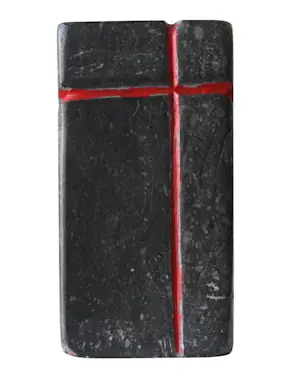 Maup Nikkels - Atheïstische Ka'aba - Belgisch Hardstenen Beeld kopen? Bied vanaf 200!