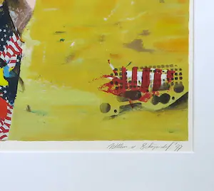 Willem van Scheijndel - Zeefdruk, Cornfield - Ingelijst (Groot) kopen? Bied vanaf 1!