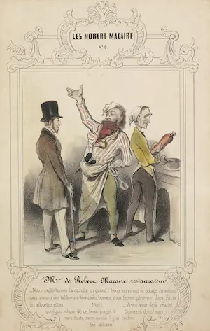 Honore Daumier - Litho, Les Robert-Macaire nr. 9 kopen? Bied vanaf 35!