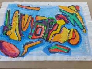 Ernst Vijlbrief - GROENE VOGEL / ORIGINEEL WERK / 64x99cm / SIG / 1994 kopen? Bied vanaf 90!