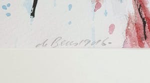 Jan de Beus - Aquarel: 'A walk from...' (1986) - Nieuwe inlijsting kopen? Bied vanaf 1!