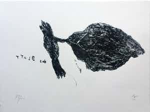 Armando - gesigneerde litho ‘das Blatt’ - 2010. verkocht voor € 225!