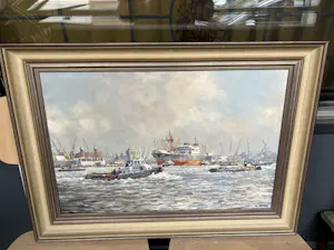 AcheterAnton van Unen - Havengezicht Rotterdam (1)? Enchérissez de 175!