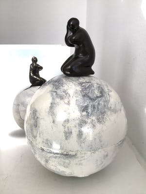 Corry Ammerlaan - Beeld “ De wereldwijde denker “ kopen? Bied vanaf 35!