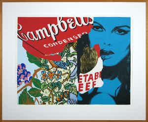 Tjebbe Beekman - Zeefdruk, Sweet little bullet - Ingelijst (Groot) verkocht voor € 60!