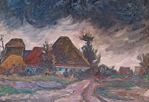 Jan Dekker - Boerderij in zwaar weer - Stijl Groninger Ploeg kopen? Bied vanaf 69!