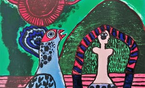 Corneille - Femme et Oiseau 1973 kopen? Bied vanaf 199!