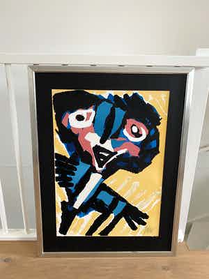Karel Appel - Dancing Girl verkocht voor € 1!