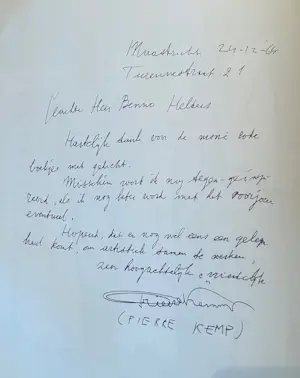 Benno Helders - Kunstenaarsboek (met Pierre Kemp e.a.) kopen? Bied vanaf 50!