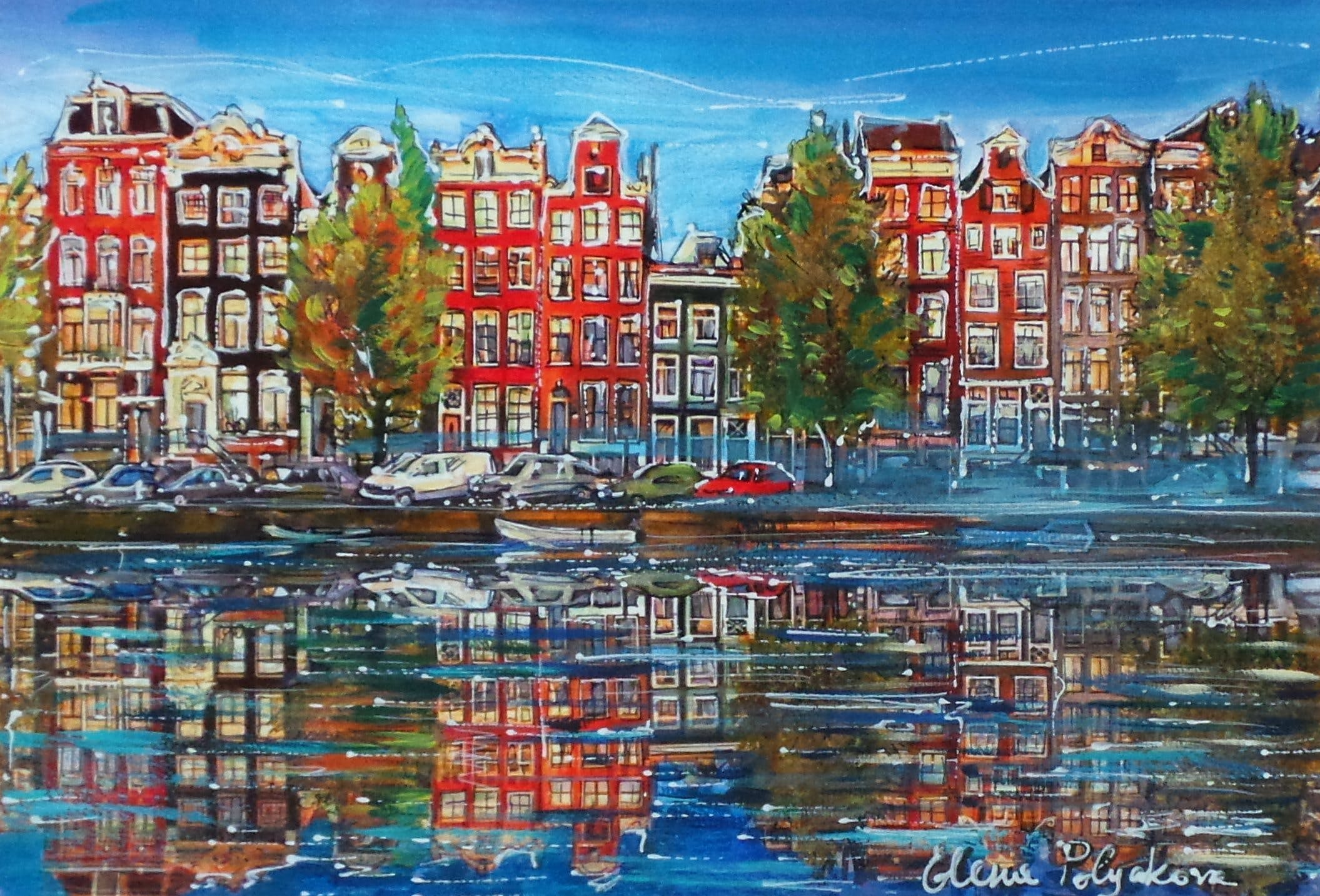 Elena Polyakova - Amsterdamse gracht verkocht voor € 145!