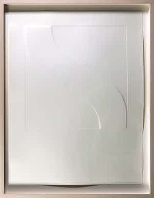 Harry van Kuyk - Reliëfdruk, S (uit het Groot Abecedarium) - Ingelijst verkocht voor € 150!