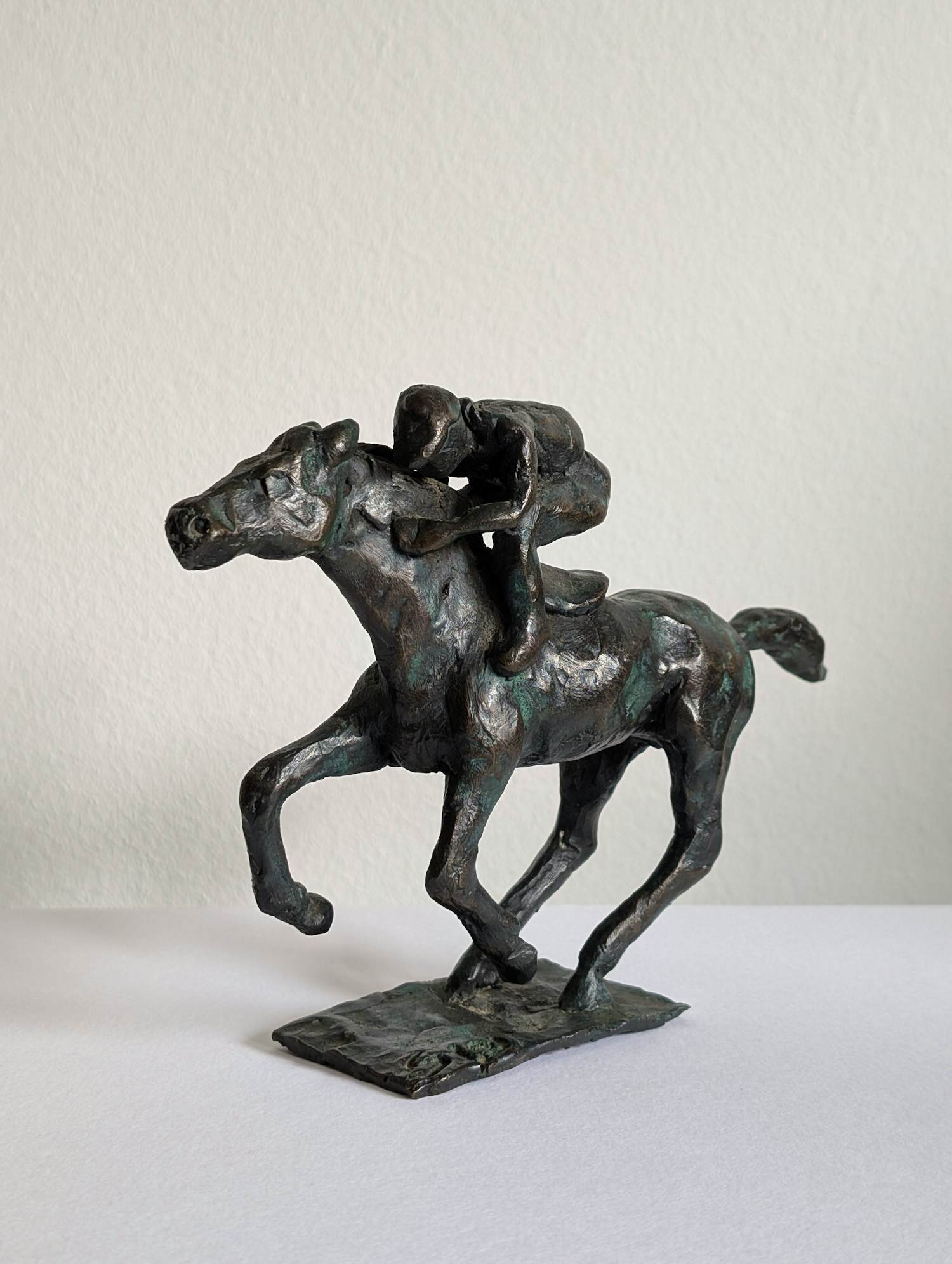 Siem Wardenaar - Jockey op renpaard verkocht voor € 170!