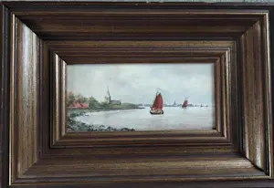 Barend Sibie - Zicht op Enkhuizen kopen? Bied vanaf 10!