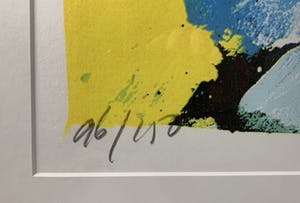 Jan Cremer - kleurenzeefdruk - 'Blue mountain blue' - 1998 (ZEER GROOT) kopen? Bied vanaf 350!