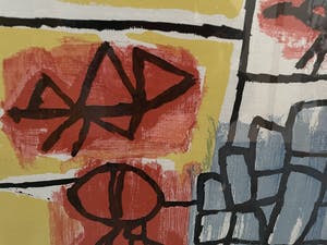 Corneille - Zeefdruk, Blauwe Stenen (onbekend), Ingelijst kopen? Bied vanaf 250!