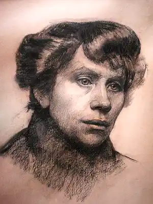 Herman Lugt - Belgische vluchtelinge. Portret. verkauft für € 99!