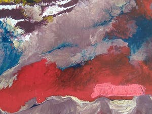 Niet of onleesbaar gesigneerd - Abstract acryl. kopen? Bied vanaf 10!