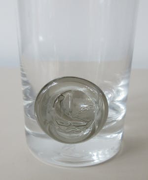 Bjorn Wiinblad - Vier Whiskey of waterglazen uit de serie "Piraten Zegel" kopen? Bied vanaf 1!