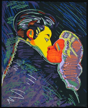 Rubens Gerchman - Gemengde druktechniek, Kiss kopen? Bied vanaf 70!