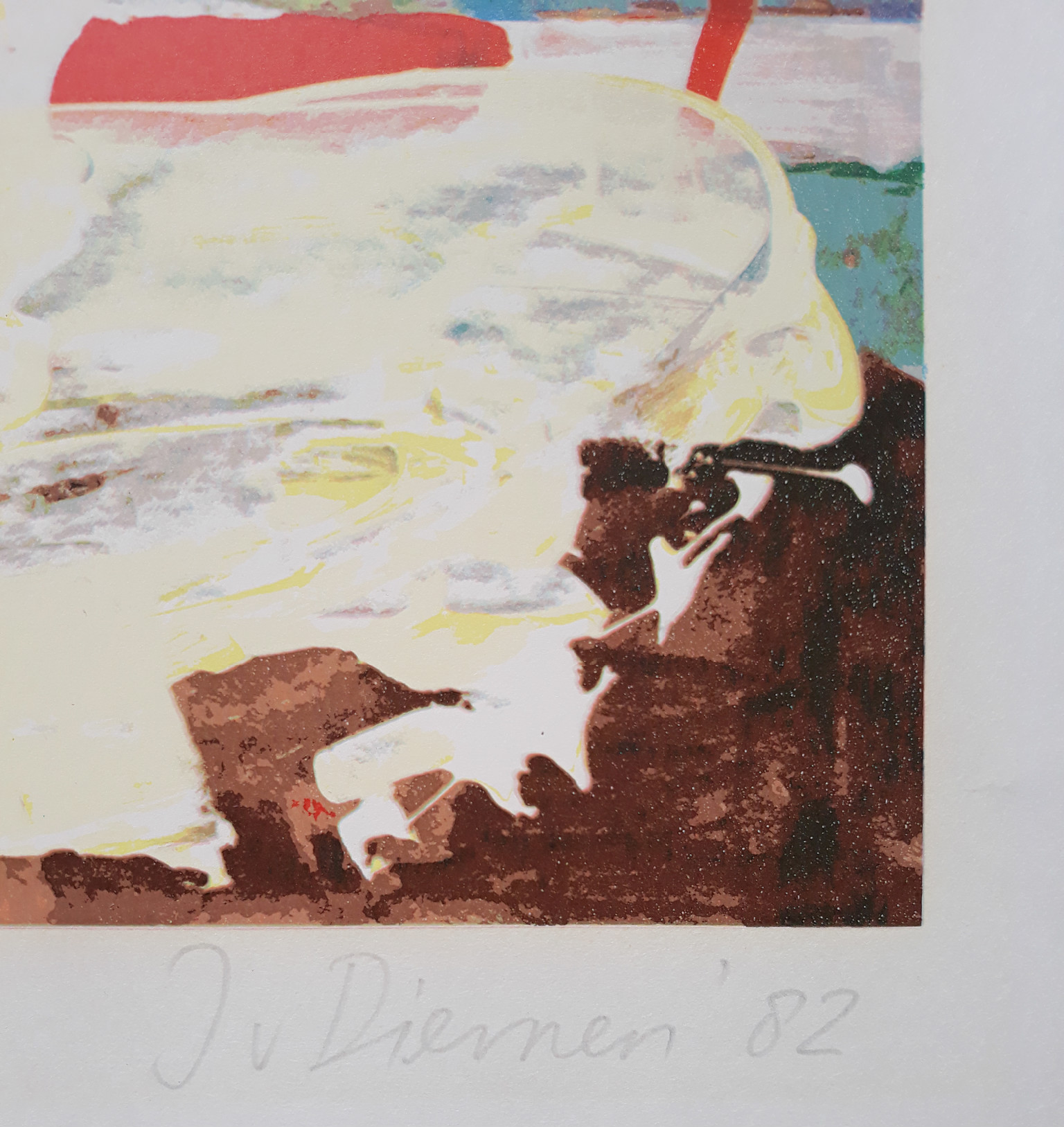 Jan van Diemen - Concours hippique, zeefdruk kopen? Bied vanaf 40!