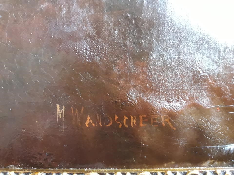 Marie Wandscheer - breiende vrouw met 2 kinderen. kopen? Bied vanaf 49!