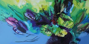 Tilly Wils - Zeefdruk: Le Bouquet - Ingelijst (bijzonder formaat) kopen? Bied vanaf 110!