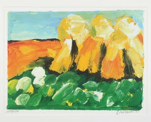 Jan Cremer - Korenschoven - zeefdruk (ingelijst) kopen? Bied vanaf 325!