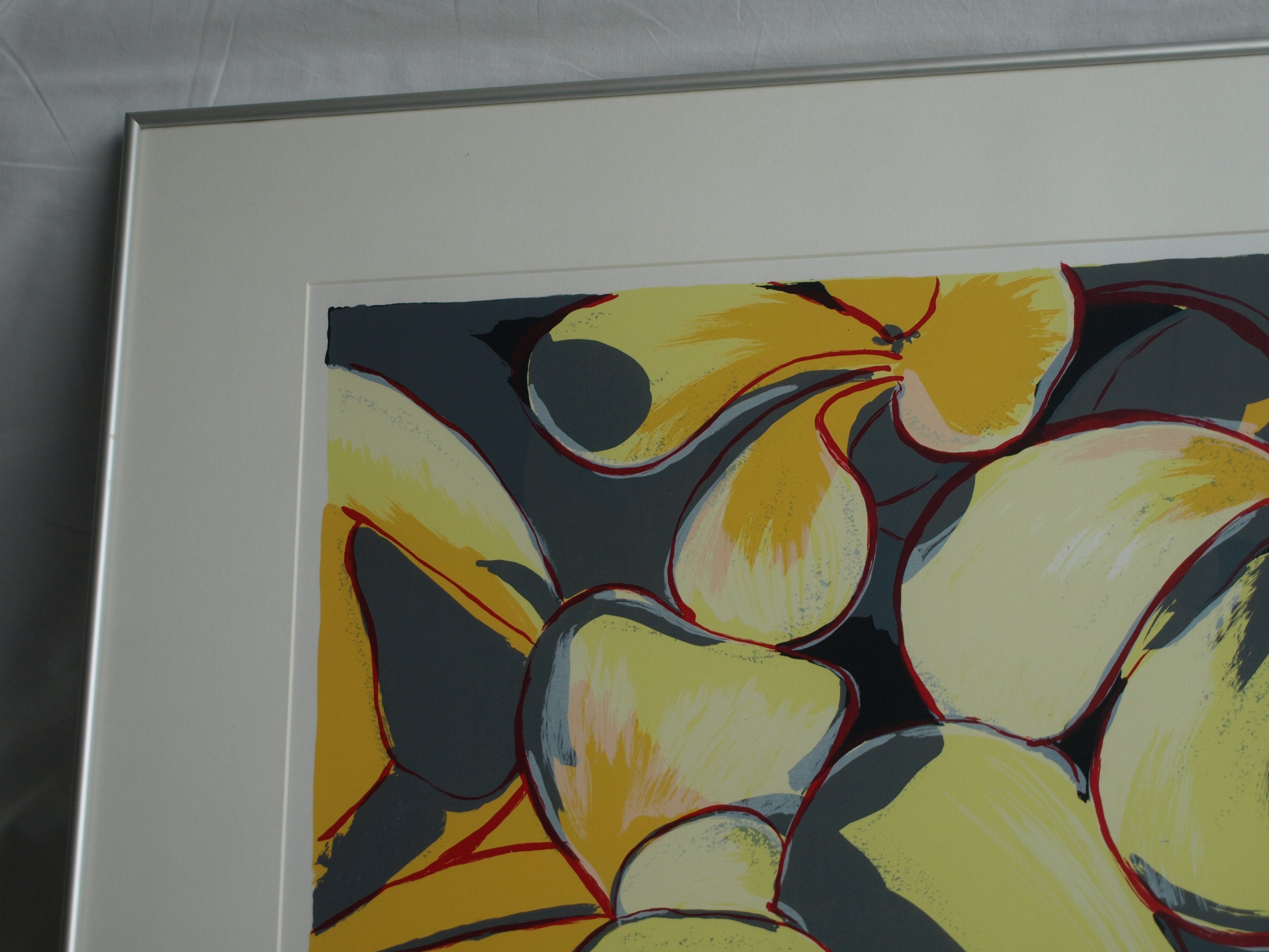 Frank Rosen - Zeefdruk , Boombloem - gesigneerd & ingelijst - 1996  kopen? Bied vanaf 50!