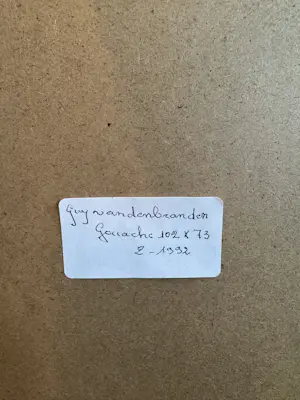 Guy Vandenbranden - Compositie (1992) - Gouache kopen? Bied vanaf 2500!