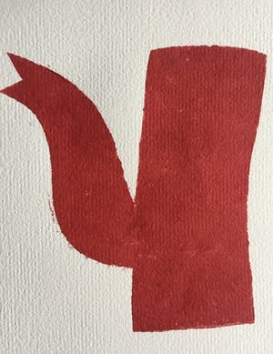 Klaas Gubbels - sjabloondruk 'Stilleven in Bruin en Rood’ - 2006 - oplage 18 ex. kopen? Bied vanaf 285!