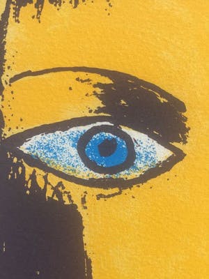 Corneille - "Femme et oiseau rouge" kopen? Bied vanaf 125!
