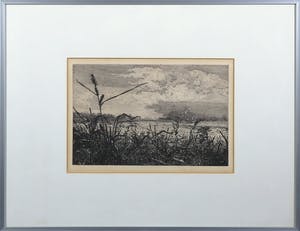 Reinder Homan - Ets, Riet aan de meeroever kopen? Bied vanaf 70!