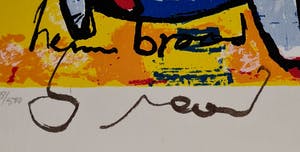 Herman Brood - Horserider- zeefdruk - 500 ex. kopen? Bied vanaf 1!