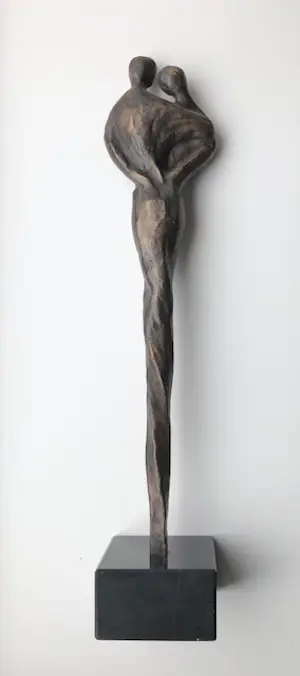 Elly du Clou-Bruggeman - Samenspel - Beeld Brons kopen? Bied vanaf 129!