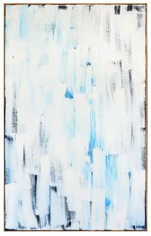 Jan Cees Tans - Olieverf op doek, Zonder Titel II - Ingelijst (Zeer groot) verkocht voor € 1!