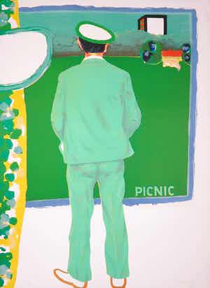 Roger Raveel - Litho, Picnic verkocht voor € 375!