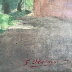 Sonia Abeloos - Prachtig schilderij - Gesigneerd - "Watchet" kopen? Bied vanaf 245!