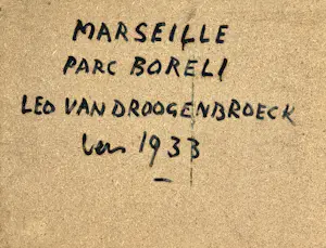 Leo Van Droogenbroeck - Marseille - Borely Park - 1933 kopen? Bied vanaf 60!