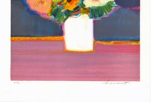 Claude Hemeret - Bouquet de fleurs au vase blanc kopen? Bied vanaf 10!