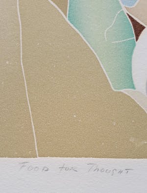 Thom de Jong - Food for Thought, aquatint ets kopen? Bied vanaf 40!