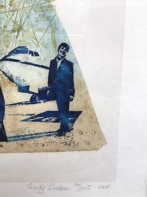 Leentje Linders - 2 etsen “De tijd vliegt” gesigneerd, oplage34/70 kopen? Bied vanaf 80!