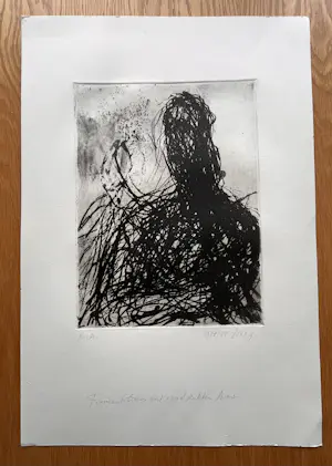 Max Uhlig - Mooie ets - gesigneerd, getiteld, gedateerd en genummerd - 78/80 kopen? Bied vanaf 95!