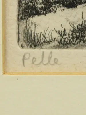 Wim van der Meij - Fietser op verlaten pad met bomenrij kopen? Bied vanaf 20!