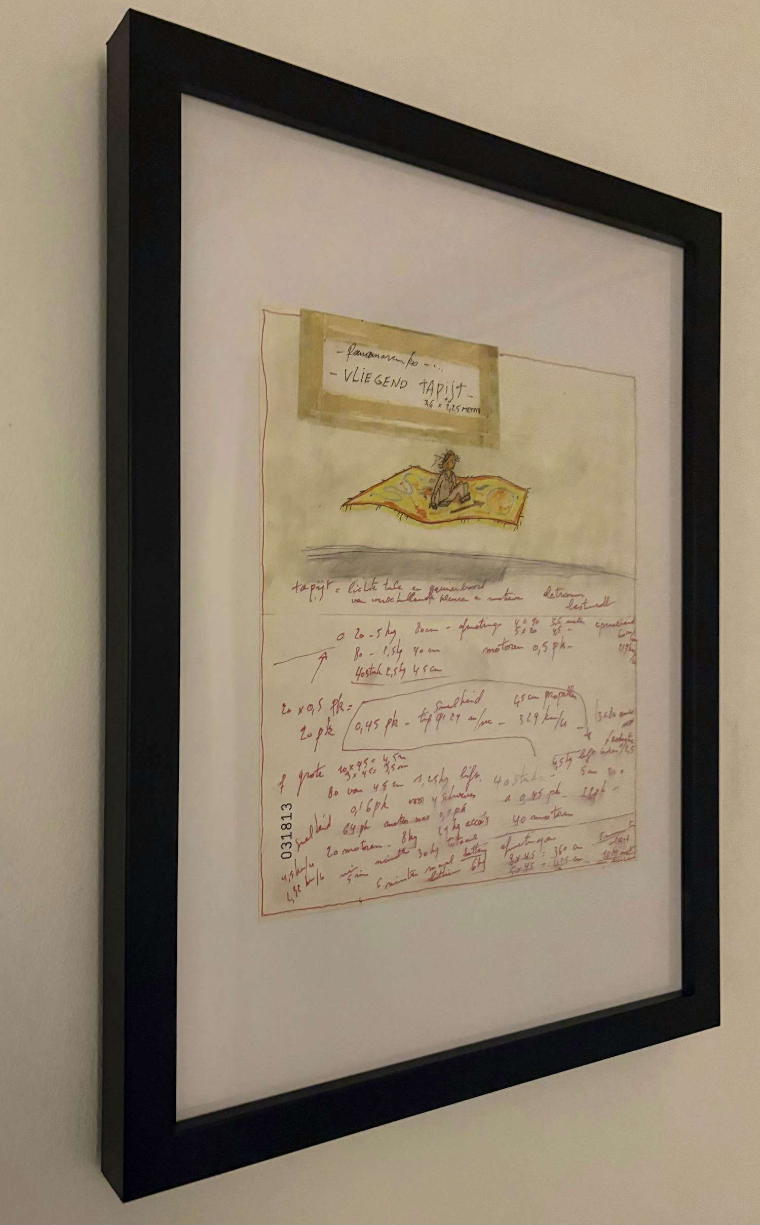 Panamarenko - Vliegend tapijt kopen? Bied vanaf 175!