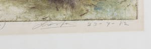 John Lie a Fo - Ets en aquatint, Vogeldans kopen? Bied vanaf 1!